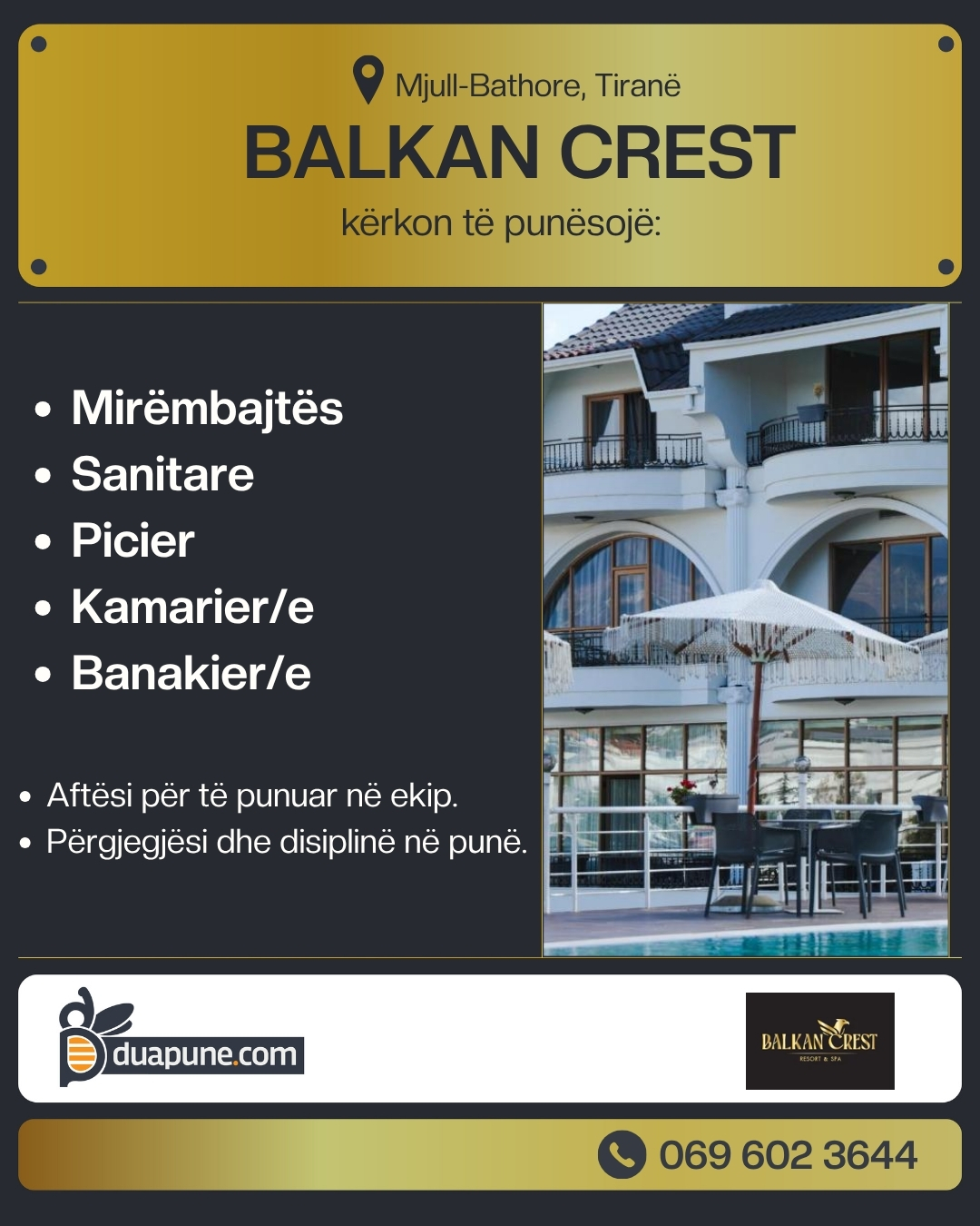 Banakier/e nga Balkan Crest